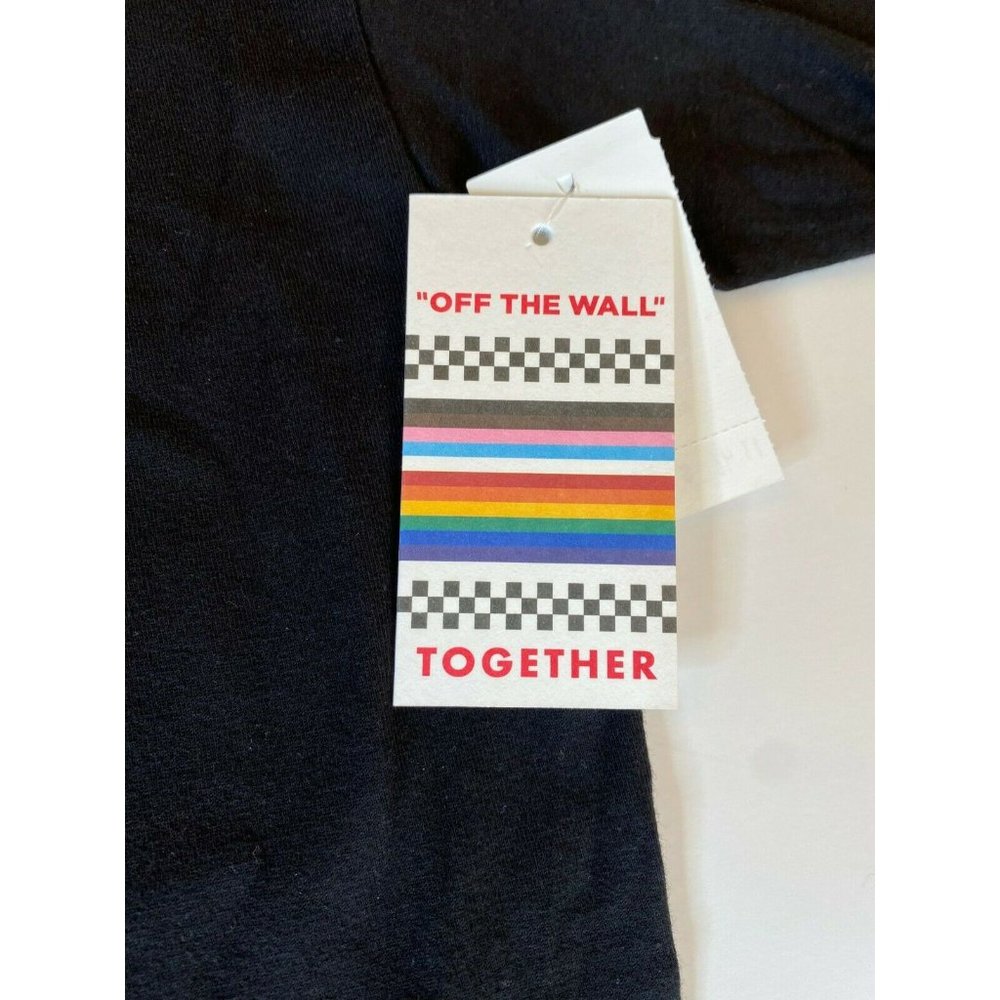 Vans Men's Pride Black Tee T-Shirt - Picture 4 of 4